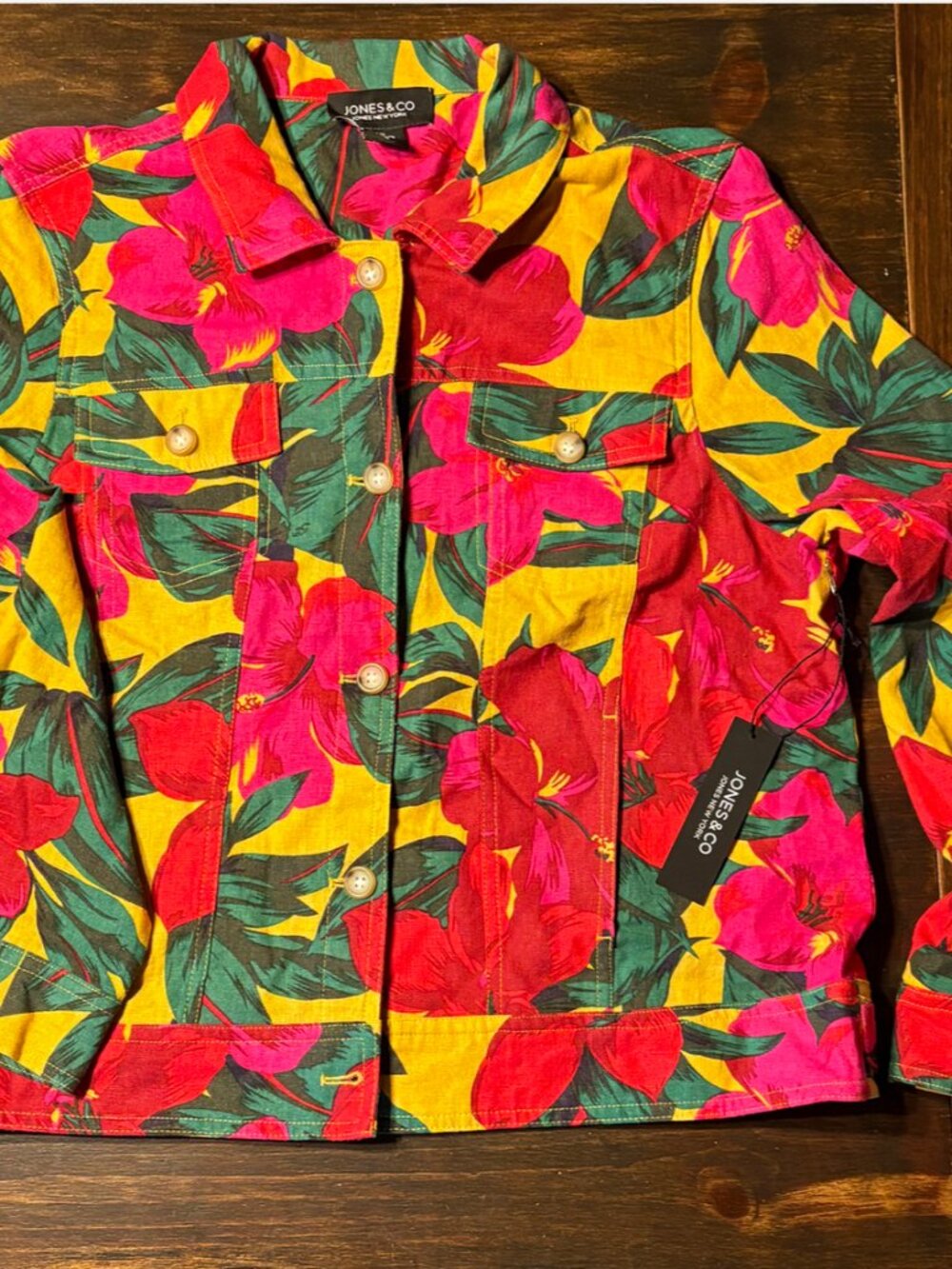 Jones New York Linen Blend Jacket